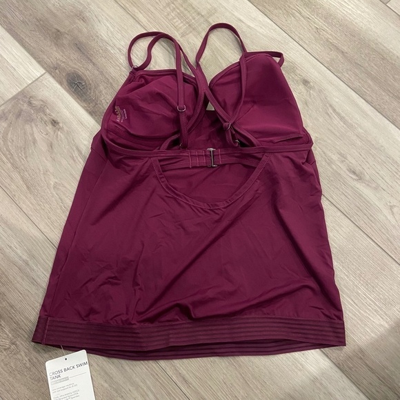 ATHLETA Velvet Plum CROSS BACK TANKINI - Picture 5 of 5